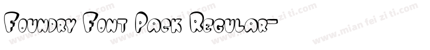 Foundry Font Pack Regular字体转换